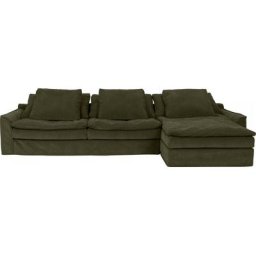 furninova Big-Sofa Sake, mit 6 Kissen, abnehmbarer Hussenbezug, Kissen mit Federn gefüllt
