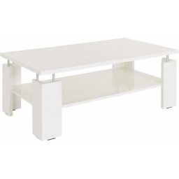 PRO Line Couchtisch, aus Holz, mit Ablageboden, Abstandshalter zwischen Gestell und Platte
