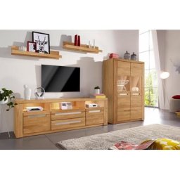 Woltra Wohnwand Kolding, (Set, 4-St), teilmassives Holz