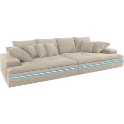 Mr. Couch Big-Sofa, wahlweise mit Kaltschaum (140kg Belastung/Sitz) und AquaClean-Stoff