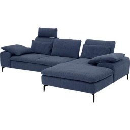 W.SCHILLIG Ecksofa valentinoo, Set, inklusive Hocker, mit Sitztiefenverstellung, Breite 299 cm