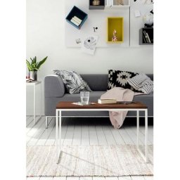 now! by hülsta Couchtisch CT 17-1, mit weißem Gestell, in verschiedenen Größen