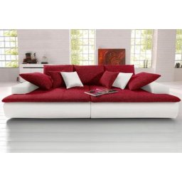 Mr. Couch Big-Sofa Haiti, wahlweise mit Kaltschaum (140kg Belastung/Sitz) und RGB-Beleuchtung