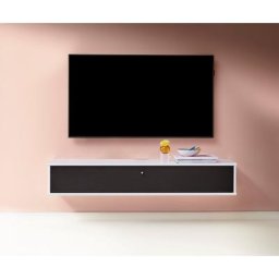 Hammel Furniture Media-Board Mistral, mit Klapptür mit Akustikstoff, Kabeldurchführung, Breite: 133 cm