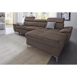exxpo - sofa fashion Ecksofa, wahlweise mit Bettfunktion und Bettkasten