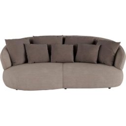 INOSIGN Big-Sofa La Luna, Big-Sofa, halbrund, mit weichen Zier- und Rückenkissen