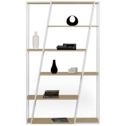 TemaHome Regal Albi, in zwei unterschiedlichen Metallstruktur und Farben, Höhe 197 cm