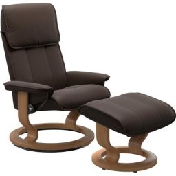 Stressless® Fußhocker Admiral, mit Classic Base, Gestell Eiche