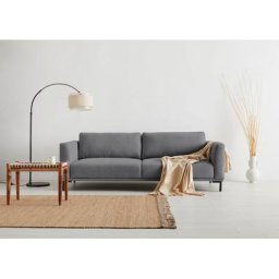 OTTO products 3-Sitzer Fillin, Struktur hergestellt aus recycelten PET-Flaschen und im Leinen-Mix
