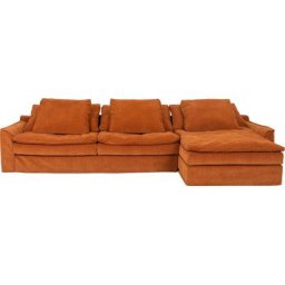 furninova Big-Sofa Sake, mit 6 Kissen, abnehmbarer Hussenbezug, Kissen mit Federn gefüllt