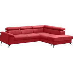 COTTA Polstergarnitur Komaris I, (Set), Set: bestehend aus Ecksofa und Hocker, frei im Raum stellbar