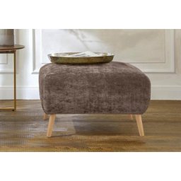 Guido Maria Kretschmer Home&Living Hocker Logge, mit Metall- oder Holzfüßen