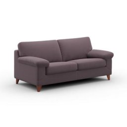 machalke® 2,5-Sitzer diego, mit weichen Armlehnen, Füße wengefarben, Breite 195 cm