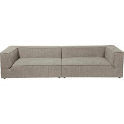 TOM TAILOR Big-Sofa BIG CUBE, in 2 Breiten, wahlweise mit Sitztiefenverstellung, Tiefe 129 cm