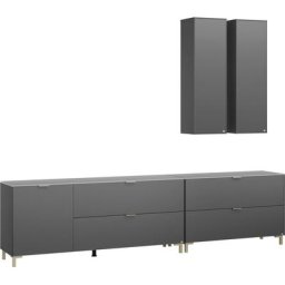 set one by Musterring Wohnzimmer-Set Chicago, (Set, 4-St), mit zwei Hängeschränken