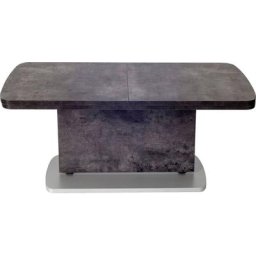 Vierhaus Couchtisch, Couchtisch, Platte Dekor, Wangen Dekor, Bodenplatte silberfarbig