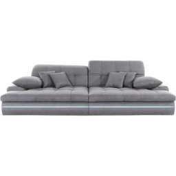 Mr. Couch Big-Sofa Biarritz, Wahlweise mit Kopfteilverstellung und RGB-LED-Beleuchtung