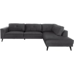 Guido Maria Kretschmer Home&Living Ecksofa Cosini, mit eleganter Kreuznaht in den Rückenkissen