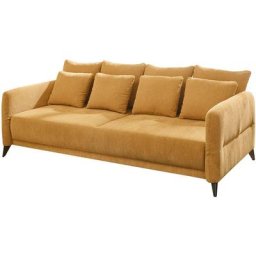 Jockenhöfer Gruppe Big-Sofa Schenna, verstellb.Armlehnen,Federkernpolsterung,8 Kissen,frei im Raum stellbar