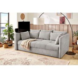 Jockenhöfer Gruppe Big-Sofa Streamer, versenkbarer TV-Lift inkl. Fernbedienung, rechts oder links montierbar