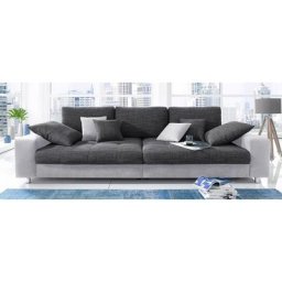 Mr. Couch Big-Sofa Tobi, wahlweise mit Kaltschaum (140kg Belastung/Sitz) und RGB-Beleuchtung