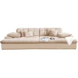 Mr. Couch Big-Sofa Biarritz, wahlweise mit Kaltschaum (140kg Belastung/Sitz) und RGB-Beleuchtung