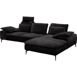 W.SCHILLIG Ecksofa valentinoo, Set, inklusive Hocker, mit Sitztiefenverstellung, Breite 299 cm