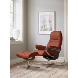 Stressless® Relaxsessel Sunrise, mit Cross Base, Größe S, M & L, Holzakzent Wenge