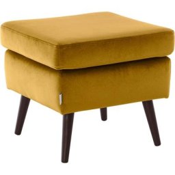 Guido Maria Kretschmer Home&Living Hocker Salla, Bezug auch in Luxus-Microfaser in Teddyfelloptik