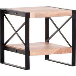 Gutmann Factory Beistelltisch Downtown, aus massivem Akazienholz, Breite 50 cm