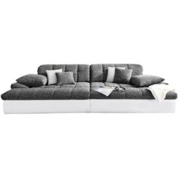 Mr. Couch Big-Sofa Biarritz, wahlweise mit Kaltschaum (140kg Belastung/Sitz) und RGB-Beleuchtung