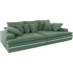Mr. Couch Big-Sofa Haiti AC, wahlweise mit Kaltschaum (140kg Belastung/Sitz) und AquaClean-Stoff