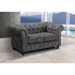Home affaire 2-Sitzer Chesterfield, mit Knopfheftung, auch in Leder