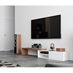 TemaHome TV-Bank Move, ausziehbar auf bis zu 203 cm, mit schöner Schiebetür