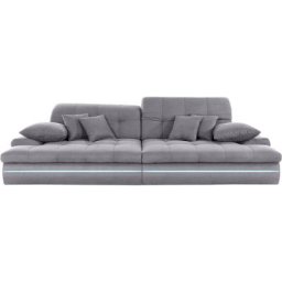 Mr. Couch Big-Sofa Biarritz, Wahlweise mit Kopfteilverstellung und RGB-LED-Beleuchtung