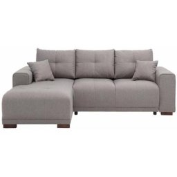 Home affaire Ecksofa Viborg, mit Regal in der Armlehne, wahlweise mit Bettfunktion