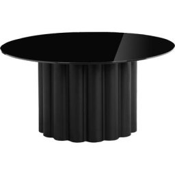LeGer Home by Lena Gercke Couchtisch Shaye, Tischplatte aus Glas, Durchmesser 80 cm