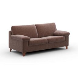 machalke® 2,5-Sitzer diego, mit weichen Armlehnen, Füße wengefarben, Breite 195 cm