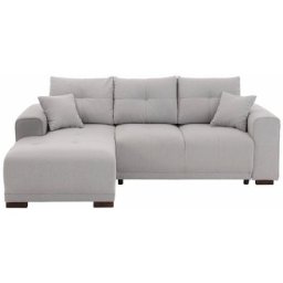 Home affaire Ecksofa Viborg, mit Regal in der Armlehne, wahlweise mit Bettfunktion