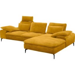 W.SCHILLIG Ecksofa valentinoo, Set, inklusive Hocker, mit Sitztiefenverstellung, Breite 299 cm