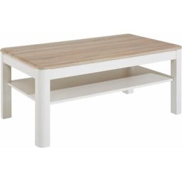 PRO Line Couchtisch, aus Holz, mit Ablageboden, Platte Sonoma Eiche Nachbildung