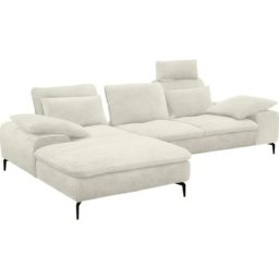 W.SCHILLIG Ecksofa valentinoo, Set, inklusive Hocker, mit Sitztiefenverstellung, Breite 299 cm