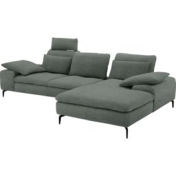 W.SCHILLIG Ecksofa valentinoo, Set, inklusive Hocker, mit Sitztiefenverstellung, Breite 299 cm