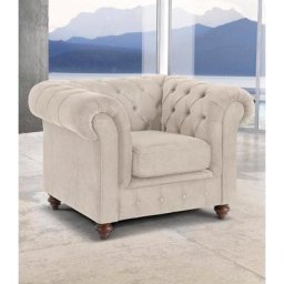 Home affaire Sessel Chesterfield, mit Knopfheftung, auch in Leder