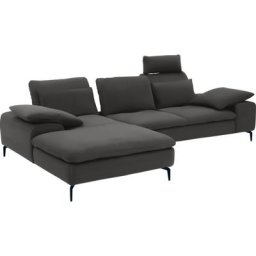 W.SCHILLIG Ecksofa valentinoo, Set, inklusive Hocker, mit Sitztiefenverstellung, Breite 299 cm