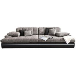 Mr. Couch Big-Sofa Biarritz, wahlweise mit Kaltschaum (140kg Belastung/Sitz) und RGB-Beleuchtung