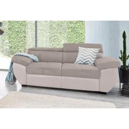 COTTA Polstergarnitur, (Set), Set: bestehend aus 2-Sitzer Sofa und Hocker, frei im Raum stellbar