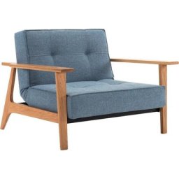 INNOVATION LIVING ™ Sessel Splitback, mit Frej Arm, in Eiche, in skandinavischen Design