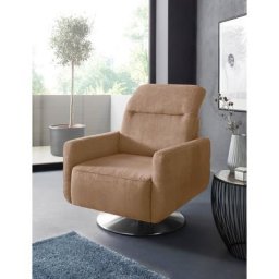 sit&more Drehsessel, inklusive Kopfteilverstellung, mit Federkern