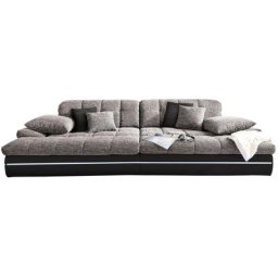 Mr. Couch Big-Sofa Biarritz, wahlweise mit Kaltschaum (140kg Belastung/Sitz) und RGB-Beleuchtung